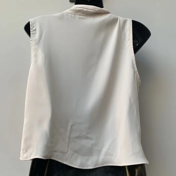 ZARA  Cowl Neck Deep Plunge Blouse 
Labelled size Large
Sleeveless - Picture 5 of 9